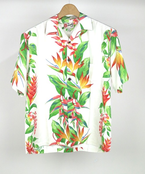 Grand PARK（グランドパーク）の「HILOHATTIバードオブパラダイスアロハシャツ（シャツ/ブラウス・メンズ・ホワイト/レッド・SMALL/X-SMALL）」の16枚目の写真