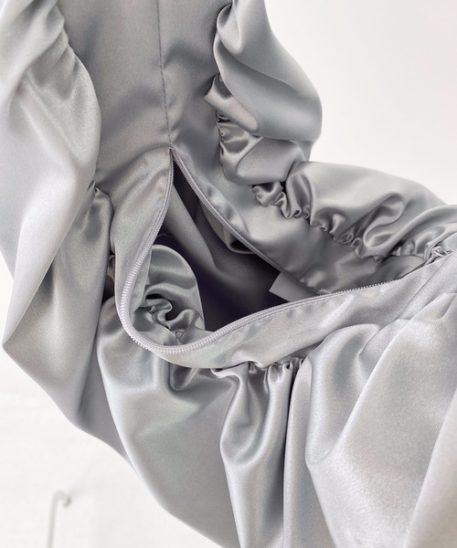 StyleSea（スタイルシー）の「シャーリングショルダーバッグ（ショルダーバッグ・レディース・ブラック/アイボリー/シルバー/ラベンダー・FREE）」の17枚目の写真