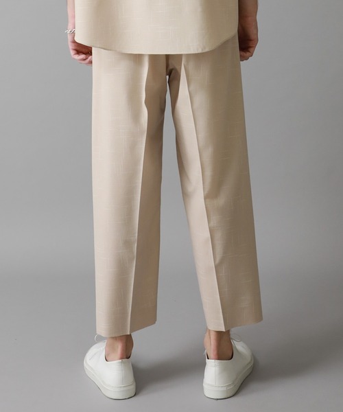 city(シティ)の「チェックワイドテーパードパンツ/CHECK WIDE TAPERED PANTS(スラックス・メンズ・ブラック/ライトベージュ・1/2/3)」の11枚目の写真