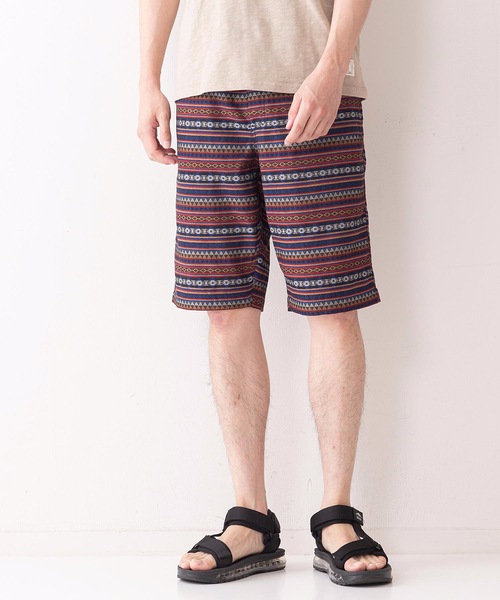 Blue Standard (ブルースタンダード)の「【BLUE STANDARD】リサイクルヤーンショーツ(その他パンツ・メンズ・ネイビー/ブラウン・MEDIUM/LARGE/X-LARGE)」の1枚目の写真