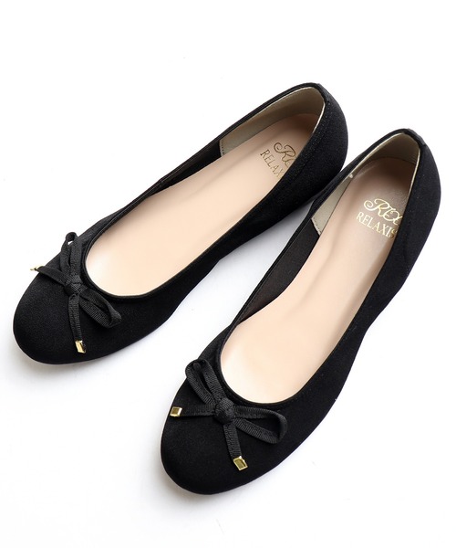 FUNALIVE（ファンアライブ）の「バレーシューズ（バレエシューズ・レディース・ブラック/ベージュ/グレー/レッド/シルバー/ブラック系その他/ブラック系その他2/ピンク/ブラック系その他4/パイソン/ブラック系その他3・LL/S/L/M）」の6枚目の写真