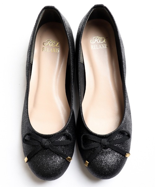 FUNALIVE（ファンアライブ）の「バレーシューズ（バレエシューズ・レディース・ブラック/ベージュ/グレー/レッド/シルバー/ブラック系その他/ブラック系その他2/ピンク/ブラック系その他4/パイソン/ブラック系その他3・LL/S/L/M）」の13枚目の写真