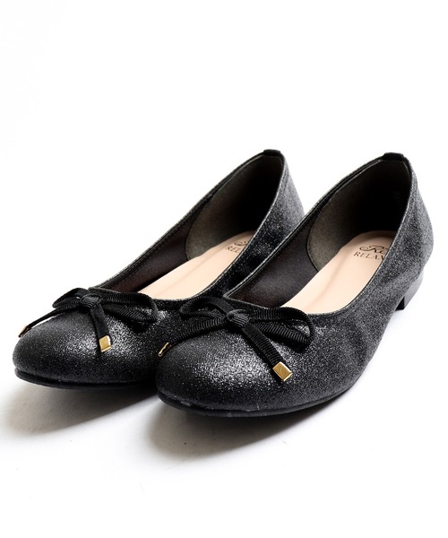 FUNALIVE（ファンアライブ）の「バレーシューズ（バレエシューズ・レディース・ブラック/ベージュ/グレー/レッド/シルバー/ブラック系その他/ブラック系その他2/ピンク/ブラック系その他4/パイソン/ブラック系その他3・LL/S/L/M）」の19枚目の写真