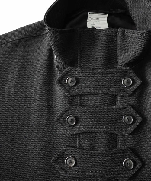 SHAREEF（シャリーフ）の「WOOL KERSEY OVER COAT（その他アウター・メンズ・カーキ/ブラック/ブルー系その他/ホワイト系その他・1/2/3）」の7枚目の写真