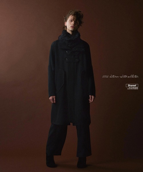 セール SHAREEF WOOL KERSEY OVER COAT セール】WOOL KERSEY OVER COAT（その他アウター）｜SHAREEF