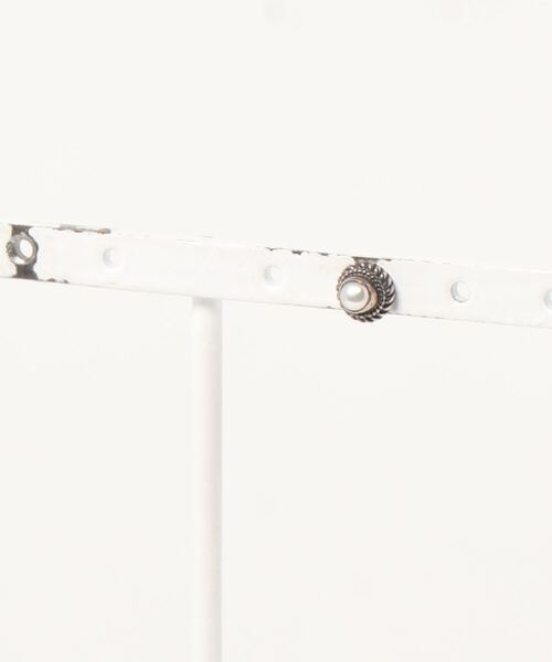 ieLS(イエルズ)の「「ieLS」SV925 シルバー ワンストーン モチーフピアス(ピアス(片耳用)・メンズ・グレー系その他2/グレー系その他/ホワイト系その他/レッド/グリーン/ホワイト系その他3/ホワイト系その他2/パープル・ONE SIZE)」の15枚目の写真