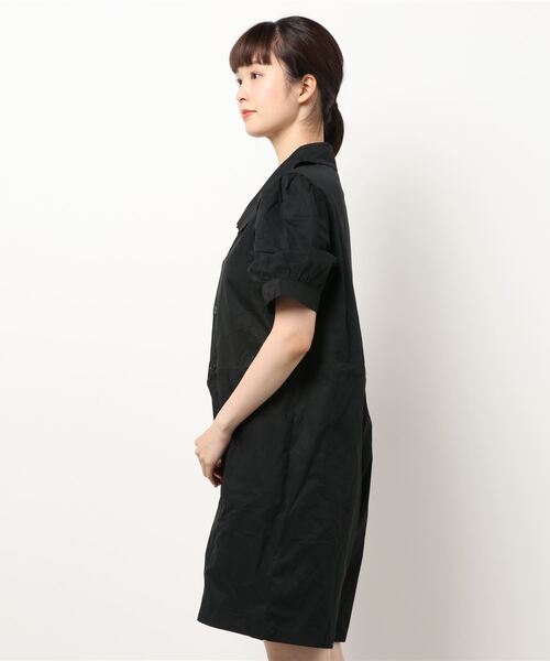 aimoha(アイモハ)の「リラックスオールインワン(つなぎ/オールインワン・レディース・ブラック/ベージュ・MEDIUM/LARGE)」の4枚目の写真