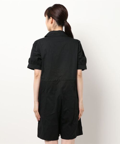 aimoha(アイモハ)の「リラックスオールインワン(つなぎ/オールインワン・レディース・ブラック/ベージュ・MEDIUM/LARGE)」の3枚目の写真