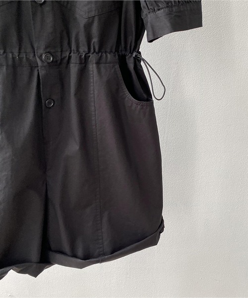 aimoha(アイモハ)の「リラックスオールインワン(つなぎ/オールインワン・レディース・ブラック/ベージュ・MEDIUM/LARGE)」の13枚目の写真