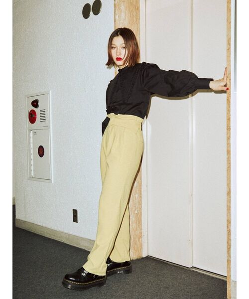 jouetie(ジュエティ)の「【2WAY】スタンドカラーブラウス(シャツ/ブラウス・レディース・ブラック/ブルー/その他1/オフホワイト・MEDIUM)」の8枚目の写真