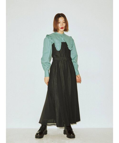 jouetie(ジュエティ)の「【2WAY】スタンドカラーブラウス(シャツ/ブラウス・レディース・ブラック/ブルー/その他1/オフホワイト・MEDIUM)」の14枚目の写真