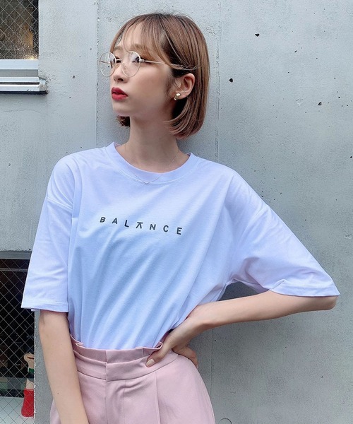 Voyage titty&Co.PETIT（ボヤージュティティアンドコープチ）の「【Voyage titty&Co.】Balance Tee（Tシャツ/カットソー・レディース・ホワイト/ブラック・FREE）」の7枚目の写真