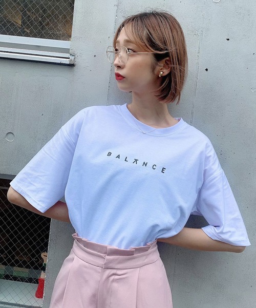Voyage titty&Co.PETIT（ボヤージュティティアンドコープチ）の「【Voyage titty&Co.】Balance Tee（Tシャツ/カットソー・レディース・ホワイト/ブラック・FREE）」の9枚目の写真