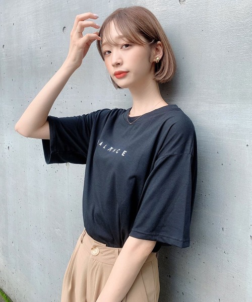 Voyage titty&Co.PETIT（ボヤージュティティアンドコープチ）の「【Voyage titty&Co.】Balance Tee（Tシャツ/カットソー・レディース・ホワイト/ブラック・FREE）」の16枚目の写真