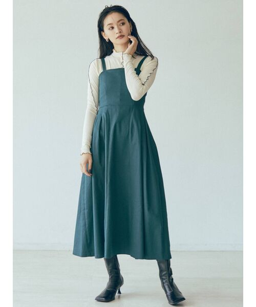 MURUA(ムルーア)の「ワイドスクエアブーツ(ブーツ・レディース・ブラック/ブラウン・35/36/37)」の8枚目の写真