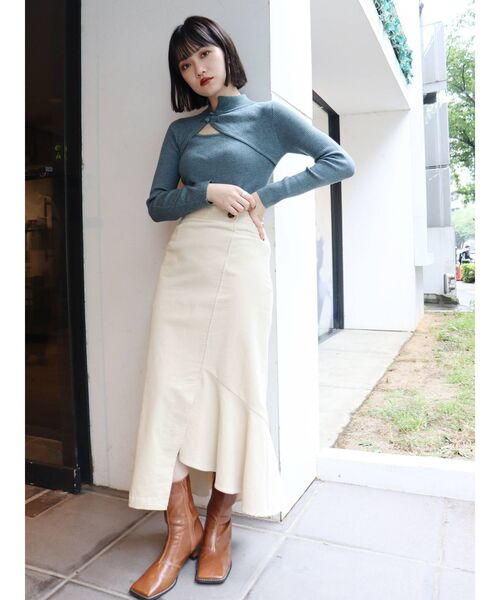 MURUA(ムルーア)の「ワイドスクエアブーツ(ブーツ・レディース・ブラック/ブラウン・35/36/37)」の13枚目の写真