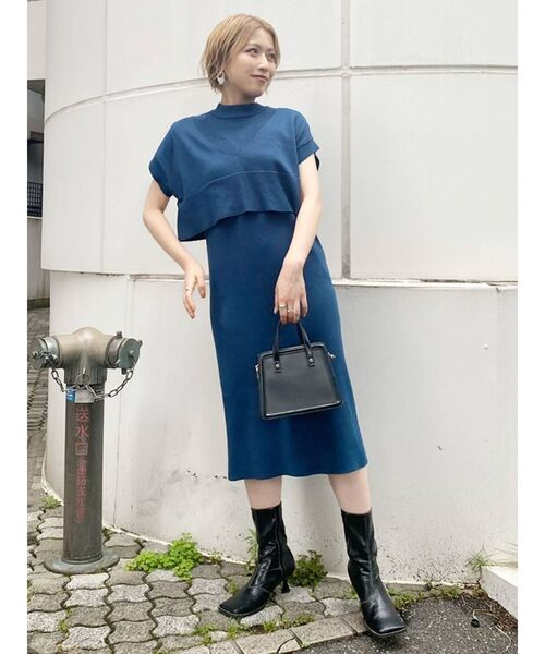 MURUA(ムルーア)の「ワイドスクエアブーツ(ブーツ・レディース・ブラック/ブラウン・35/36/37)」の16枚目の写真