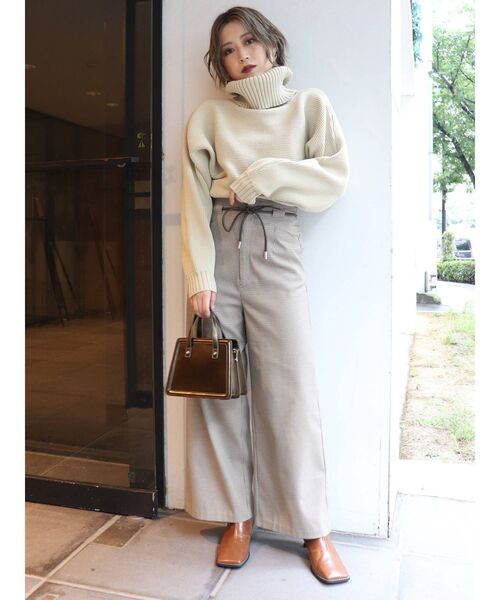 MURUA(ムルーア)の「ワイドスクエアブーツ(ブーツ・レディース・ブラック/ブラウン・35/36/37)」の19枚目の写真