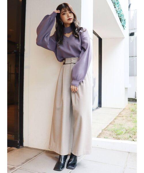 MURUA(ムルーア)の「ワイドスクエアブーツ(ブーツ・レディース・ブラック/ブラウン・35/36/37)」の21枚目の写真