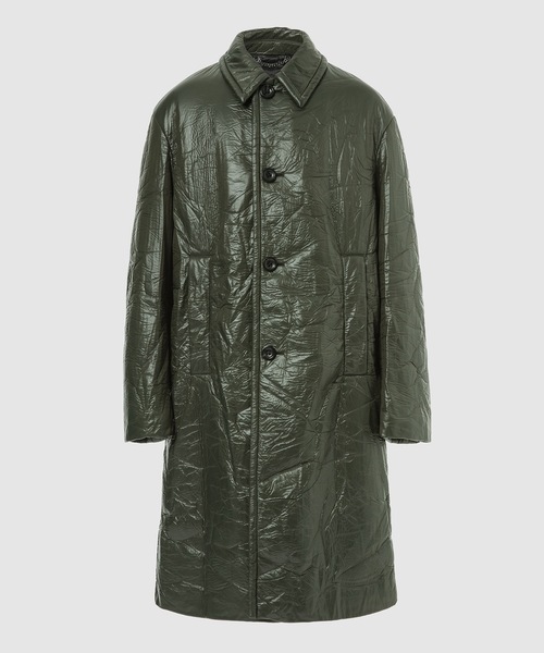 DRIES VAN NOTEN(ドリスヴァンノッテン)の「RINK 3248 M.W.COAT(ステンカラーコート・メンズ・カーキ/黄土色系・M/L)」の2枚目の写真