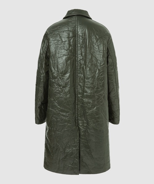 DRIES VAN NOTEN(ドリスヴァンノッテン)の「RINK 3248 M.W.COAT(ステンカラーコート・メンズ・カーキ/黄土色系・M/L)」の3枚目の写真