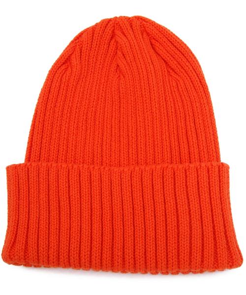 BEAUTY&YOUTH UNITED ARROWS（ビューティーアンドユースユナイテッドアローズ）の「BY コットン リブ ワッチキャップ◆（ニットキャップ/ビーニー・メンズ・オフホワイト/ブラック/オレンジ/ネイビー/ベージュ/ライトブルー・フリー）」の6枚目の写真
