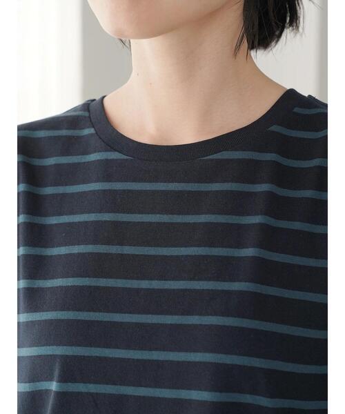 AMERICAN HOLIC（アメリカンホリック）の「裾ラウンドノースリーブカットプルオーバー（Tシャツ/カットソー・レディース・ブラック/グレイッシュベージュ/ブルー系その他2/その他7・L/S/M）」の15枚目の写真