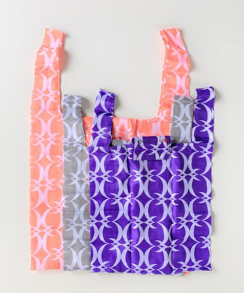 Q(キュー)の「モノグラムエコバッグ 3個セット(エコバッグ/サブバッグ・レディース・その他/その他2/その他1・FREE)」の1枚目の写真