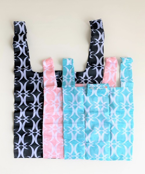 Q(キュー)の「モノグラムエコバッグ 3個セット(エコバッグ/サブバッグ・レディース・その他/その他2/その他1・FREE)」の2枚目の写真