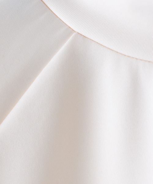 ln fortis（ロンフォルティス）の「ln fortis - 2wayスリーブモックネックTシャツ（Tシャツ/カットソー・メンズ・ホワイト/ブラック・SMALL/MEDIUM）」の10枚目の写真