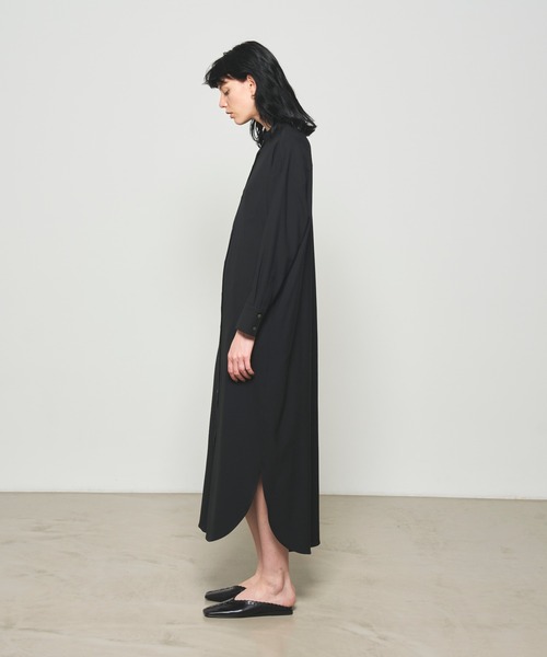 N.O.R.C by the line（ノークバイザライン）の「バンドカラーシャツワンピース（シャツワンピース・レディース・ベージュ/ブラック/ピンク/アッシュブラウン・L/S/M）」の21枚目の写真