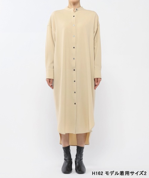 N.O.R.C by the line（ノークバイザライン）の「バンドカラーシャツ