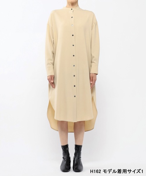 N.O.R.C by the line（ノークバイザライン）の「バンドカラーシャツワンピース（シャツワンピース・レディース・ベージュ/ブラック/ピンク/アッシュブラウン・L/S/M）」の22枚目の写真