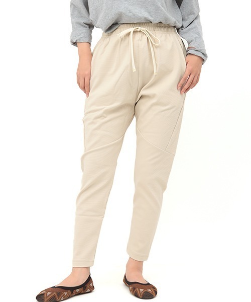 チチカカ（チチカカ）の「吸汗速乾軽量ジャ－ジーパンツ（その他パンツ・レディース・ブラック/ベージュ・FREE）」の8枚目の写真