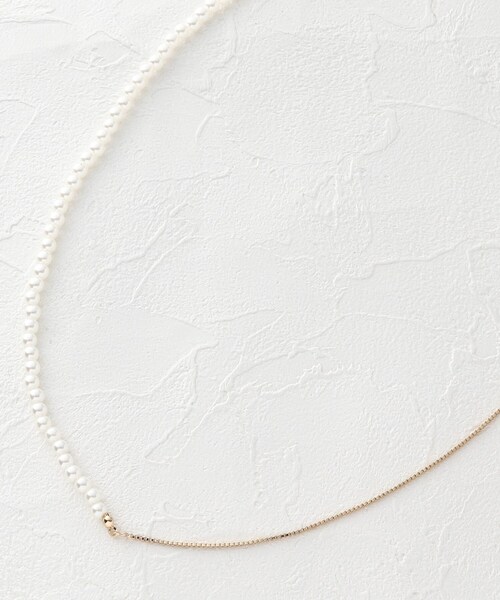 SHOO・LA・RUE(シューラルー)の「◆エコパールマルチWAYスライダーネックレス(ネックレス・レディース・シルバー/ゴールド・00)」の2枚目の写真