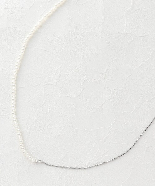 SHOO・LA・RUE(シューラルー)の「◆エコパールマルチWAYスライダーネックレス(ネックレス・レディース・シルバー/ゴールド・00)」の7枚目の写真