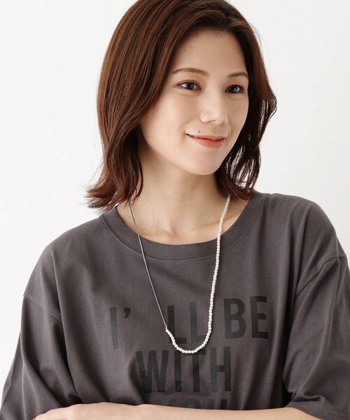 SHOO・LA・RUE(シューラルー)の「◆エコパールマルチWAYスライダーネックレス(ネックレス・レディース・シルバー/ゴールド・00)」の5枚目の写真