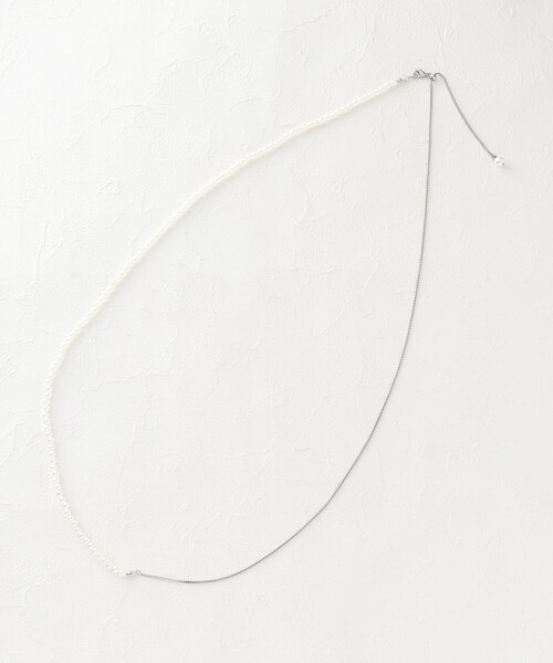 SHOO・LA・RUE(シューラルー)の「◆エコパールマルチWAYスライダーネックレス(ネックレス・レディース・シルバー/ゴールド・00)」の3枚目の写真