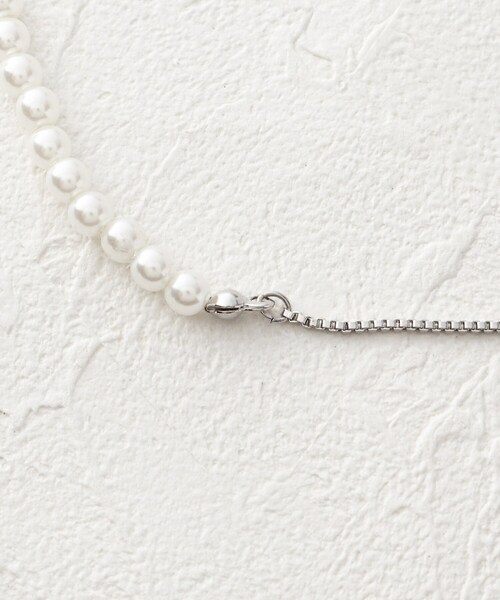 SHOO・LA・RUE(シューラルー)の「◆エコパールマルチWAYスライダーネックレス(ネックレス・レディース・シルバー/ゴールド・00)」の4枚目の写真