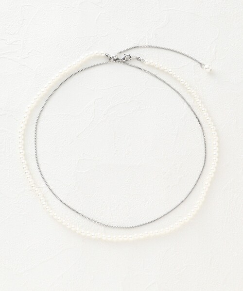 SHOO・LA・RUE(シューラルー)の「◆エコパールマルチWAYスライダーネックレス(ネックレス・レディース・シルバー/ゴールド・00)」の9枚目の写真