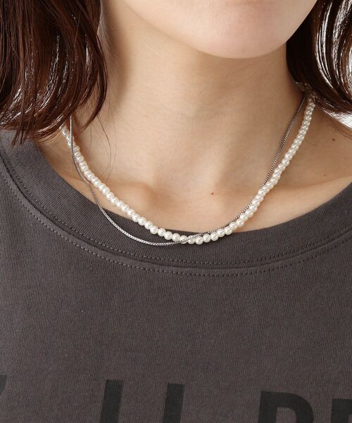 SHOO・LA・RUE(シューラルー)の「◆エコパールマルチWAYスライダーネックレス(ネックレス・レディース・シルバー/ゴールド・00)」の11枚目の写真