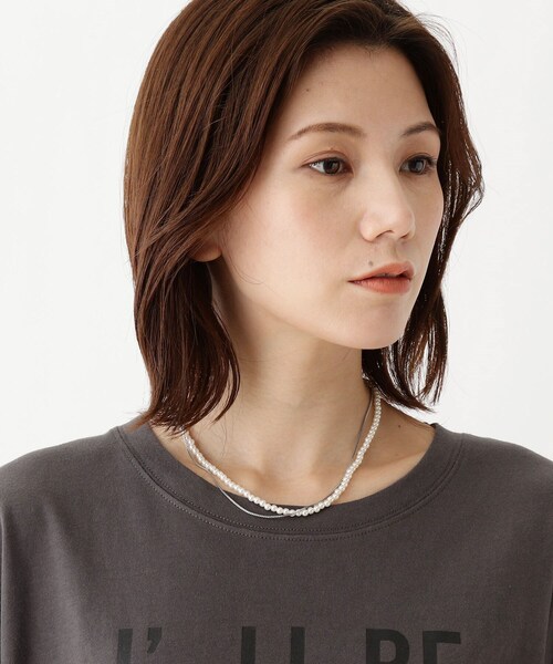 SHOO・LA・RUE(シューラルー)の「◆エコパールマルチWAYスライダーネックレス(ネックレス・レディース・シルバー/ゴールド・00)」の8枚目の写真