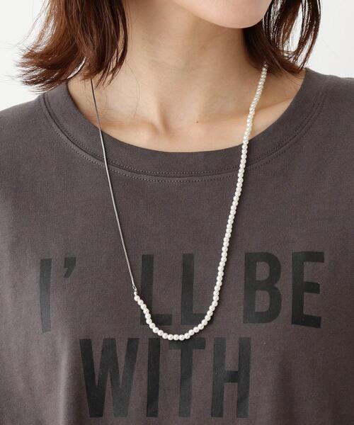 SHOO・LA・RUE(シューラルー)の「◆エコパールマルチWAYスライダーネックレス(ネックレス・レディース・シルバー/ゴールド・00)」の6枚目の写真