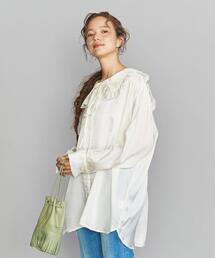 PROVOKE  | ＜provoke＞フリルカラー シャツ(シャツ/ブラウス)