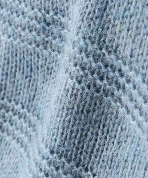 N.（N. Natural Beauty Basic）（エヌエヌナチュラルビューティーベーシック）の「◆モヘア混コンパクトニット（ニット/セーター・レディース・オフホワイト/ブルー/ピンク・MEDIUM）」の17枚目の写真