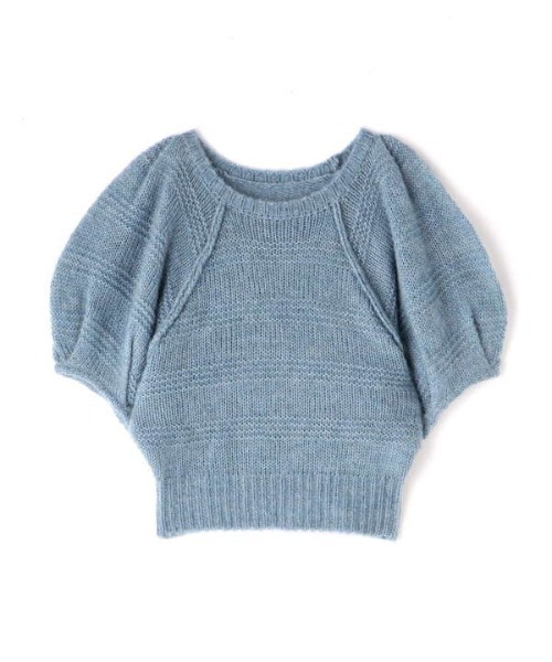 N.（N. Natural Beauty Basic）（エヌエヌナチュラルビューティーベーシック）の「◆モヘア混コンパクトニット（ニット/セーター・レディース・オフホワイト/ブルー/ピンク・MEDIUM）」の16枚目の写真