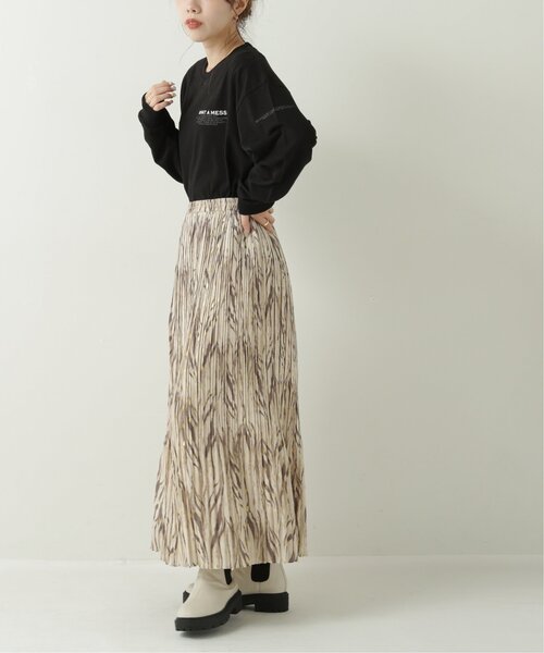 RAY CASSIN（レイカズン）の「ロゴプリントT（Tシャツ/カットソー・レディース・ブラック/ベージュ/オフホワイト・FREE）」の14枚目の写真