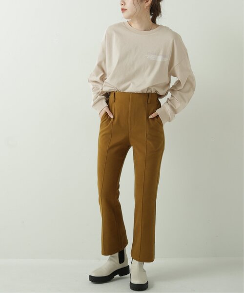 RAY CASSIN（レイカズン）の「ロゴプリントT（Tシャツ/カットソー・レディース・ブラック/ベージュ/オフホワイト・FREE）」の8枚目の写真