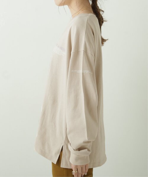 RAY CASSIN（レイカズン）の「ロゴプリントT（Tシャツ/カットソー・レディース・ブラック/ベージュ/オフホワイト・FREE）」の10枚目の写真