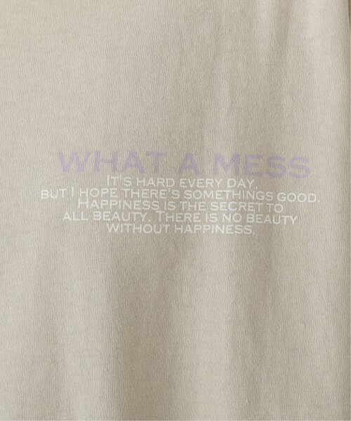 RAY CASSIN（レイカズン）の「ロゴプリントT（Tシャツ/カットソー・レディース・ブラック/ベージュ/オフホワイト・FREE）」の13枚目の写真